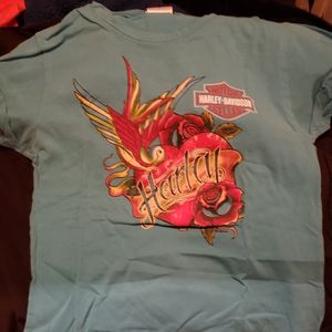 Womens harley Davidson short sleeve t shirt